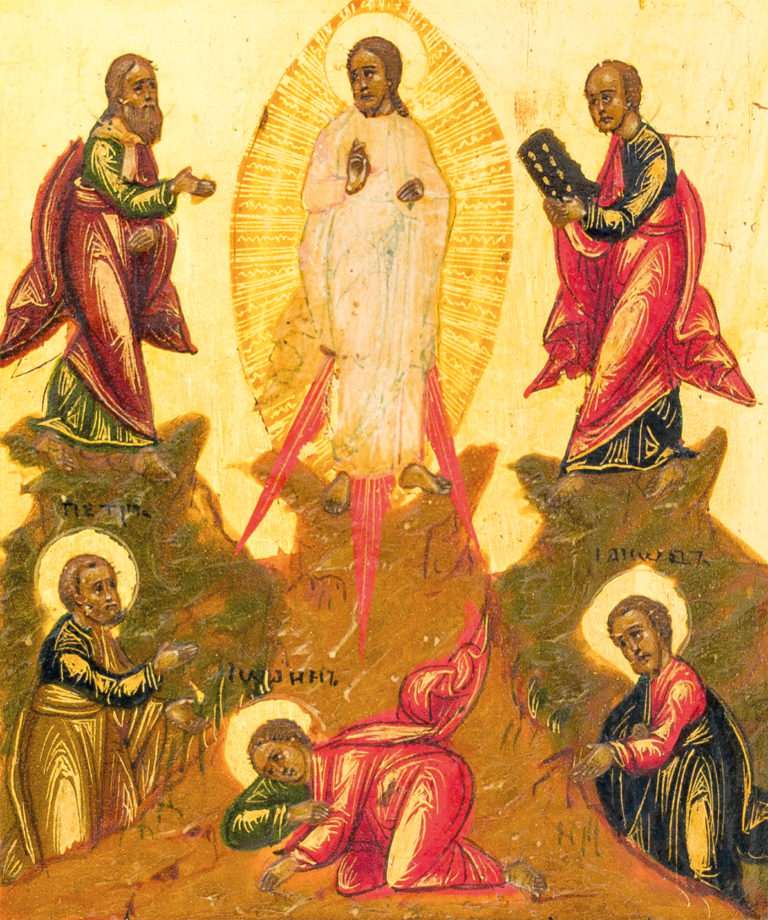 №22 The Resurrection – The Harrowing of Hades, with the Church Feasts, the Holy Mandylion, and selected saints in 16 border scenes