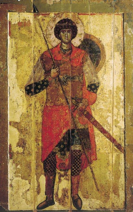 Icon of St. George, Novgorod, 1130 – 1140s