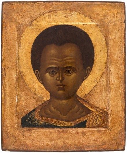 Russian icon of Christ Emmanuel, Nothern Russia, 17th century