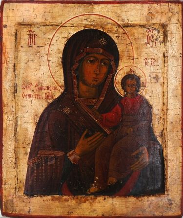 Icon of the Smolenskaya Mother of God (18th century)