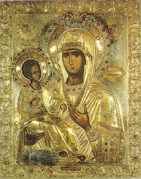 Icon of the Mother of God “Of the Three Hands,” 9th century