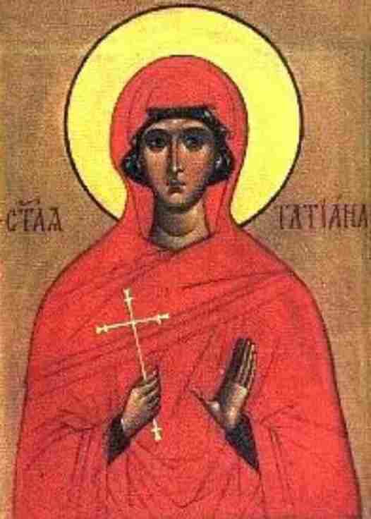 Icon of St. Tatiana of Rome, 19th century