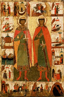 Icon of Boris and Gleb