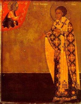 Икона святителя Никиты, епископа Новгородского