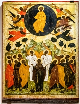 A Joyous Icon of the Ascension of Our Lord