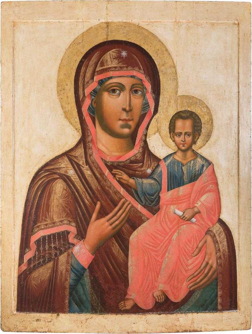 Icon of the Smolenskaya Mother of God (first half of the 18th century)