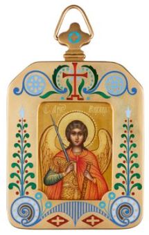 Pendant icon of the Archangel Michael (1908-1917)