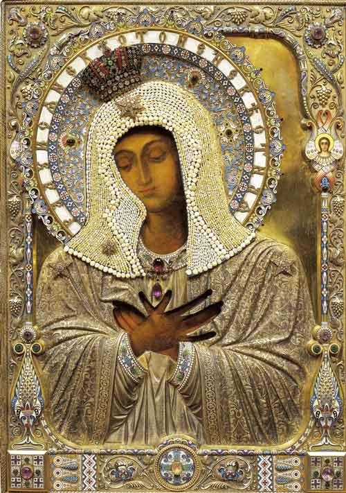 Russian Icons of the Mother of God “Eleusa”