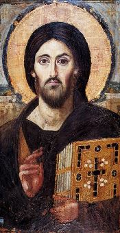 Икона Христа Пантократора из монастыря Святой Екатерины