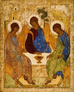 The Holy Trinity by Andrei Rublev