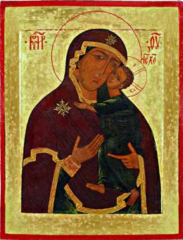 Russian icons of the Mother of God “Eleusa”