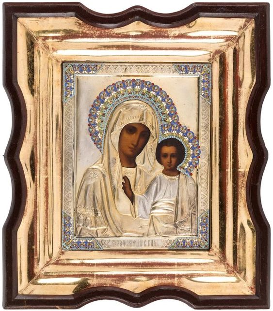 Russian icon of Our Lady of Kazan