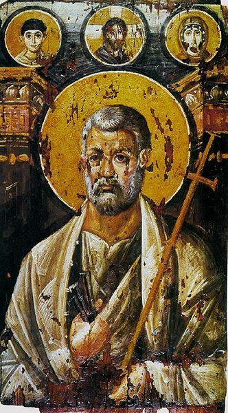 Icon of St. Peter from the St. Catherine’s Monastery, 6th century