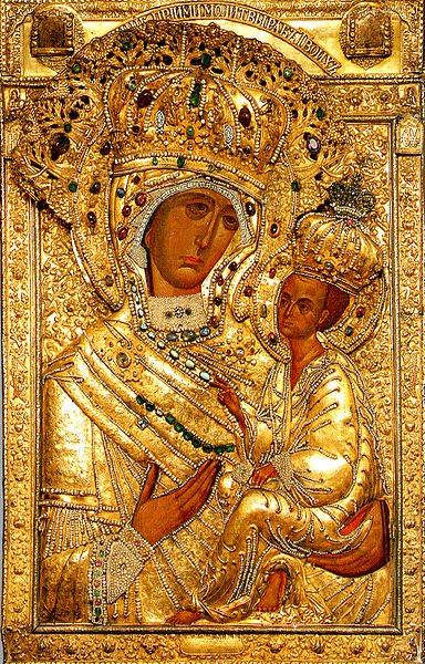 Icon of the Tikhvin Mother of God