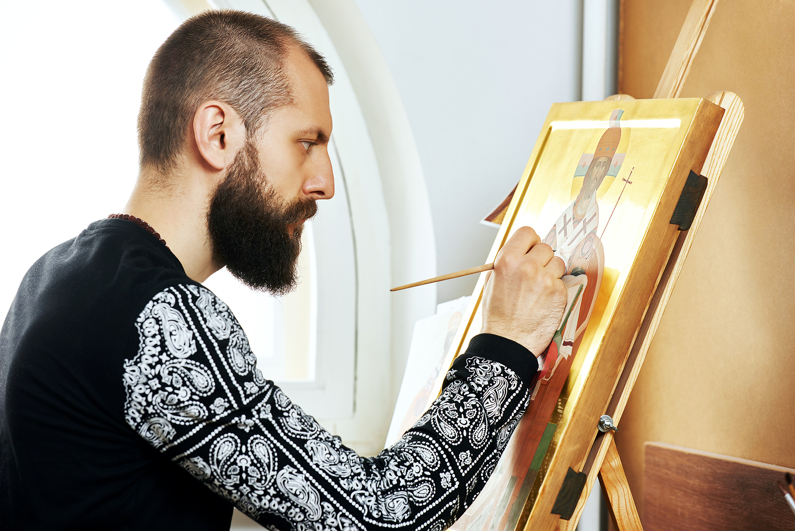 The Art of Hand-Painted Icons