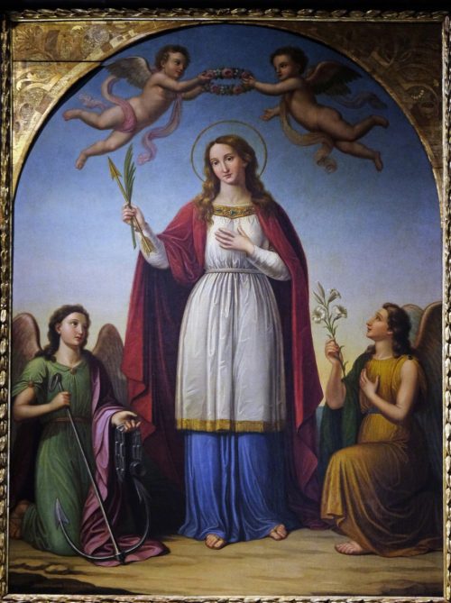 The Story of the Christian Martyr Saint Philomena