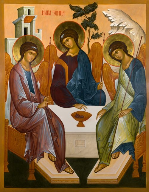 Russian and Greek Icons of the Holy Trinity