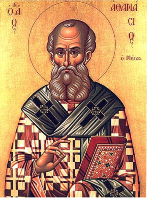 A Greek Orthodox Icon of Athanasius the Great