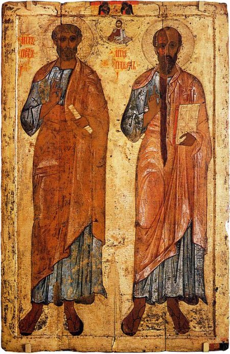 Christian Icons of Saints Peter and Paul