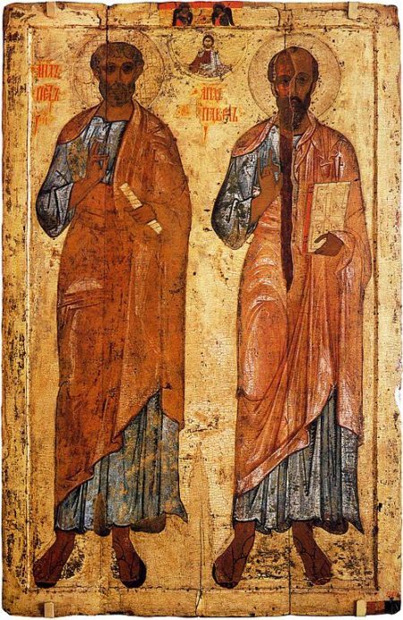 Icon of Saints Peter and Paul e1626134609347