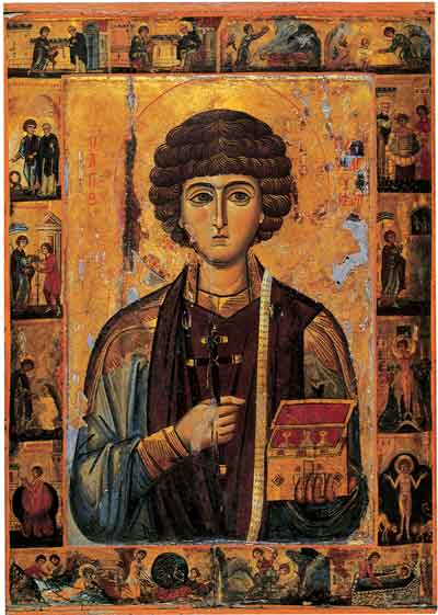 The Christian Healing Icon of Saint Pantaleon