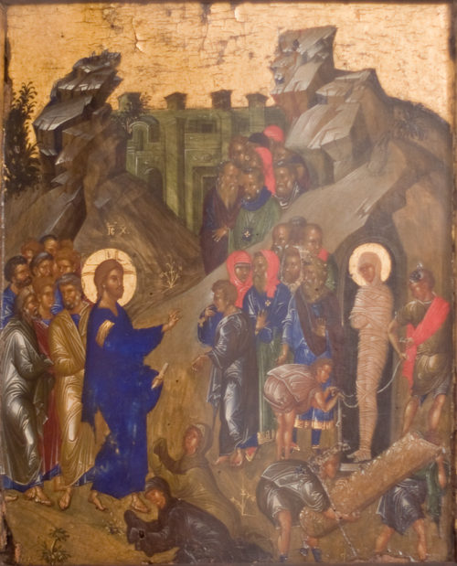 Raising of Lazarus Icon