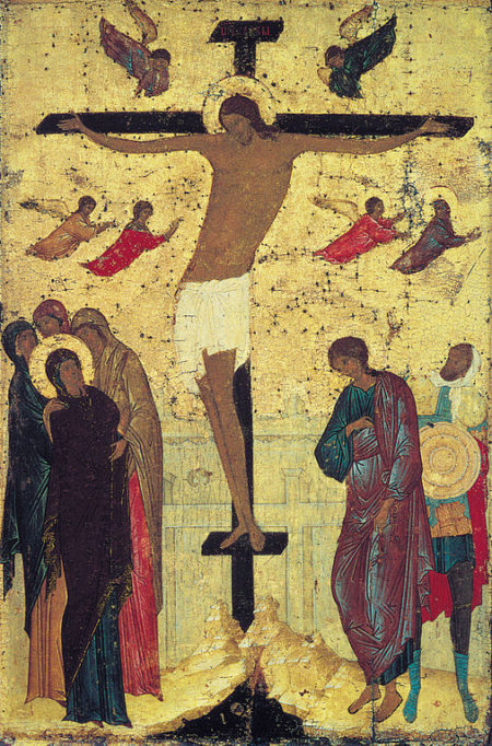Crucifixion Icon of Jesus Christ by Dionysius