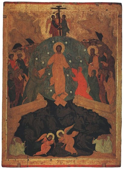Икона Сошествия Христа в Ад Дионисия