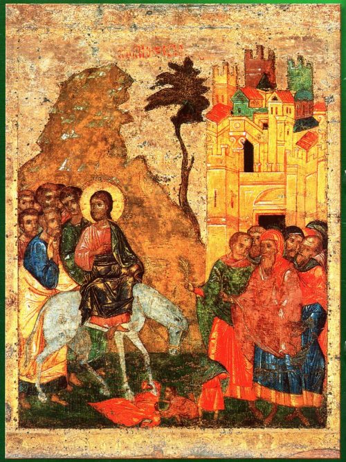 The Palm Sunday icon