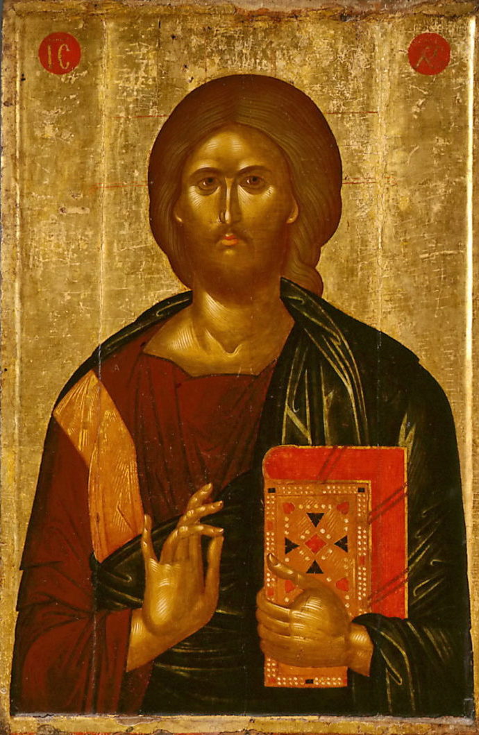 PChrist Pantocrator Icon from the Pushkin State Museum of Fine Arts