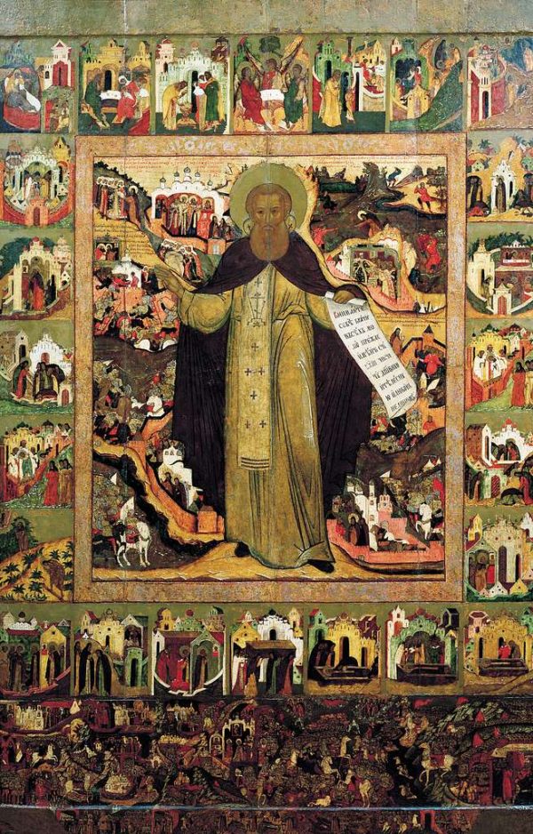 Русские иконы с житиями и их развитие в Новое время (XVII-XIX века)