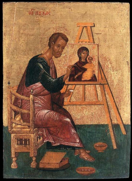unknown painter luke paints the icon of the mother of god hodegetria wga23494 c8903e